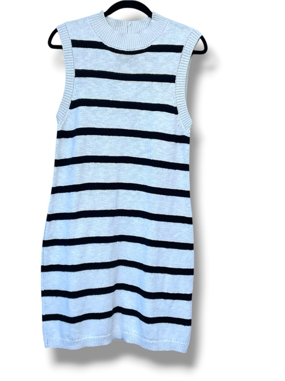 NWT Sanctuary Light Blue & Navy Sleeveless Striped Midi Dress